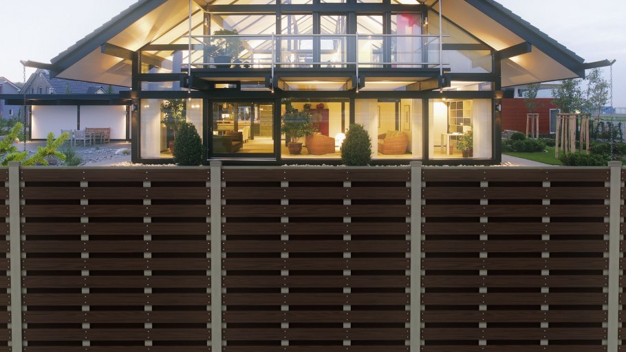 Горизонтальный вентилируемый забор (2х2)