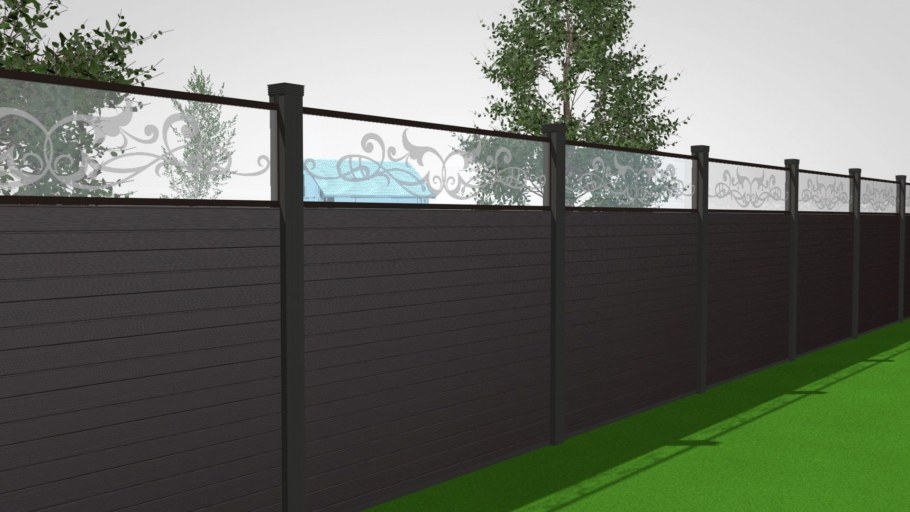 Заборы из ДПК Hilst