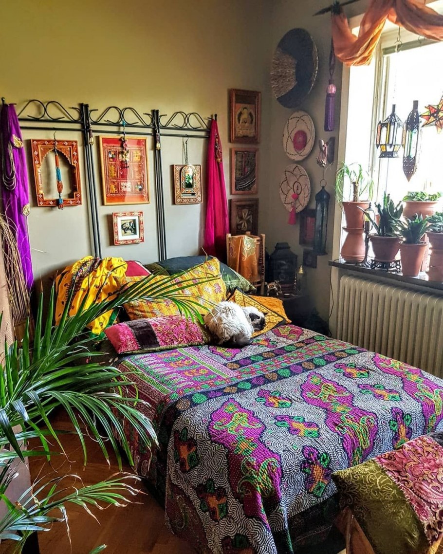 Спальня в стиле Boho Chic