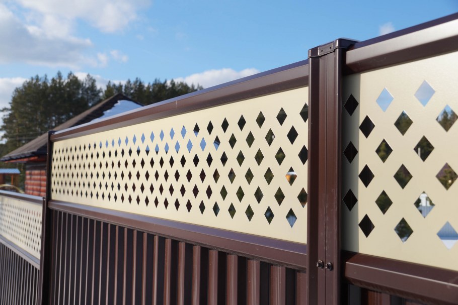 Модульный забор Гранд лайн премиум