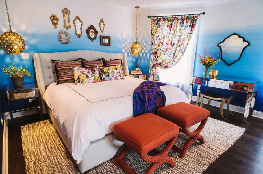 Спальня в богемном стиле