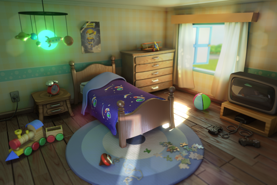 Комната из мультика