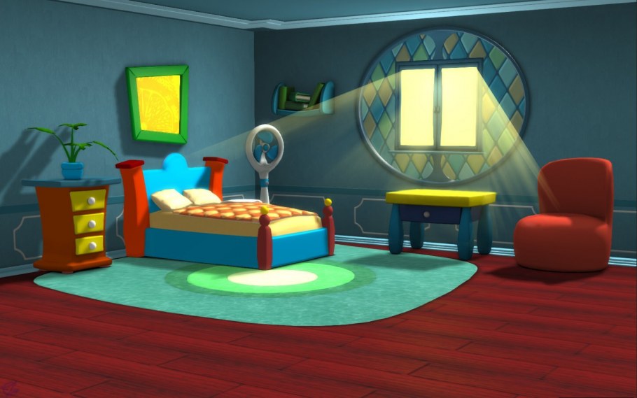 Мультяшная комната