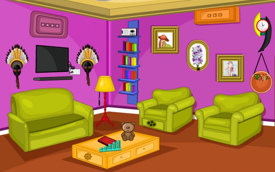 Иллюстрация детской комнаты