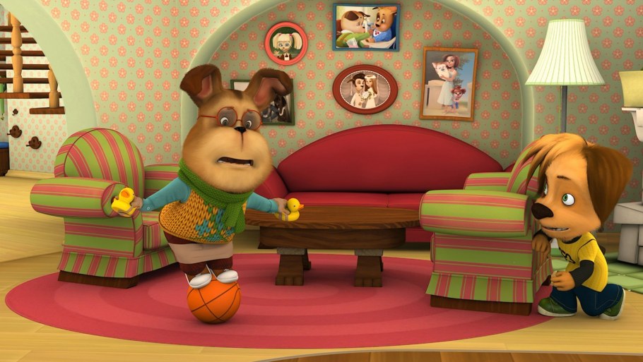 Рисованный фон комнаты