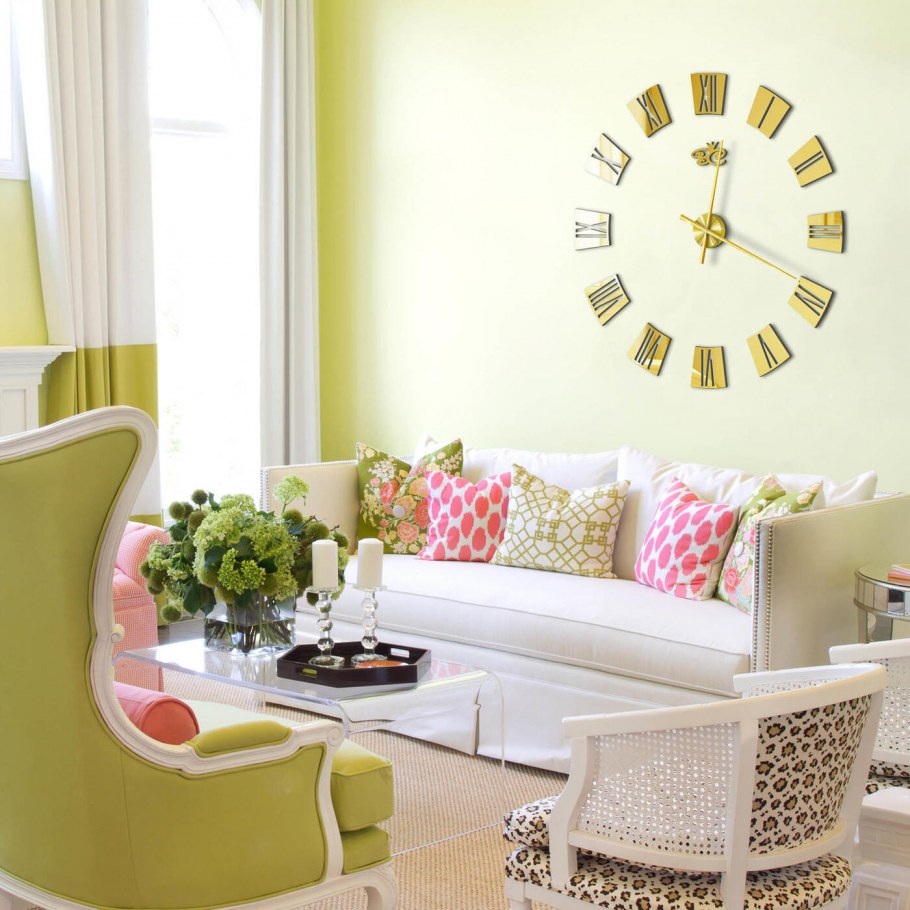 Лимонный цвет в интерьере