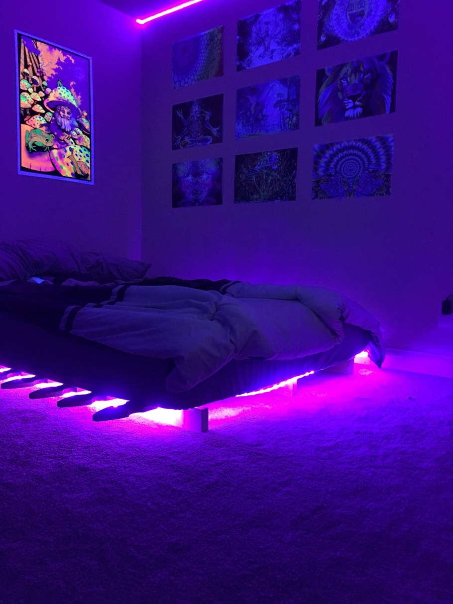 Неоновый фиолетовый