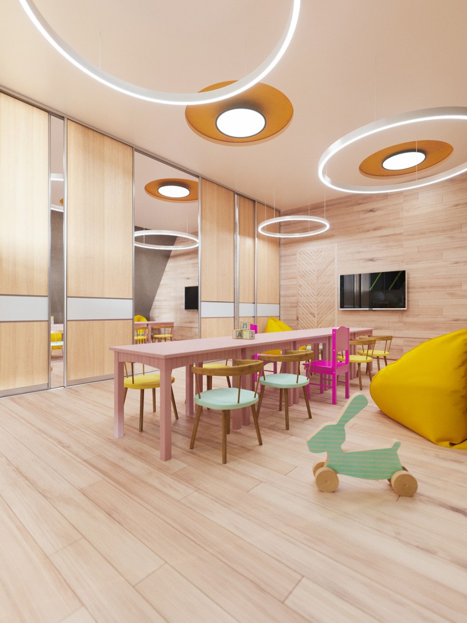 Интерьер детского развивающего центра