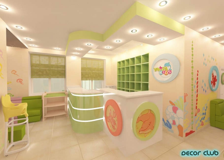 Интерьер детского развивающего центра