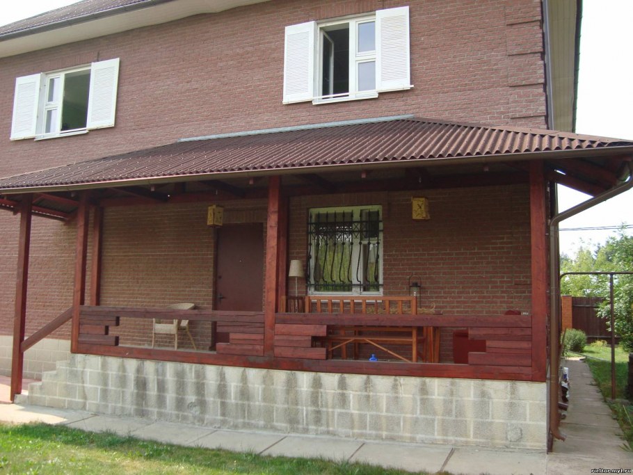 Веранда из кирпича