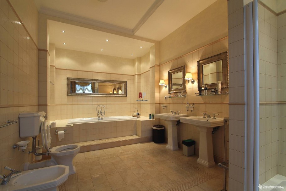 Ванные комнаты в частном доме