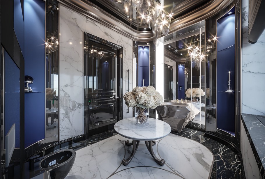 Ар деко дизайнер Москва санузел