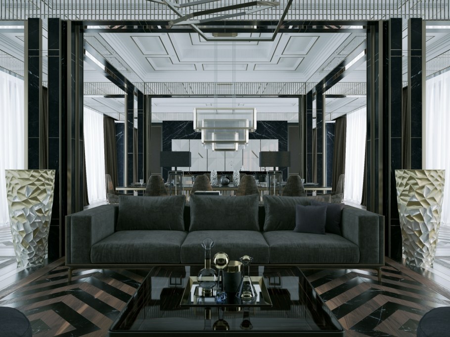 Ар деко интерьеры в небоскребах