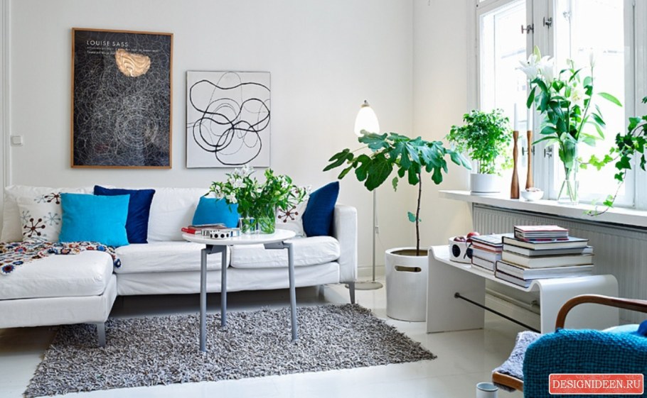 Интерьер в зеленых тонах