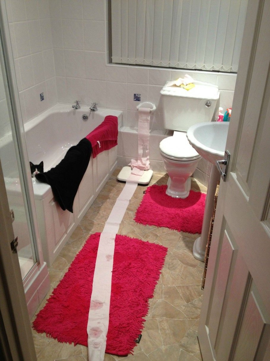 Ванная комната смешно