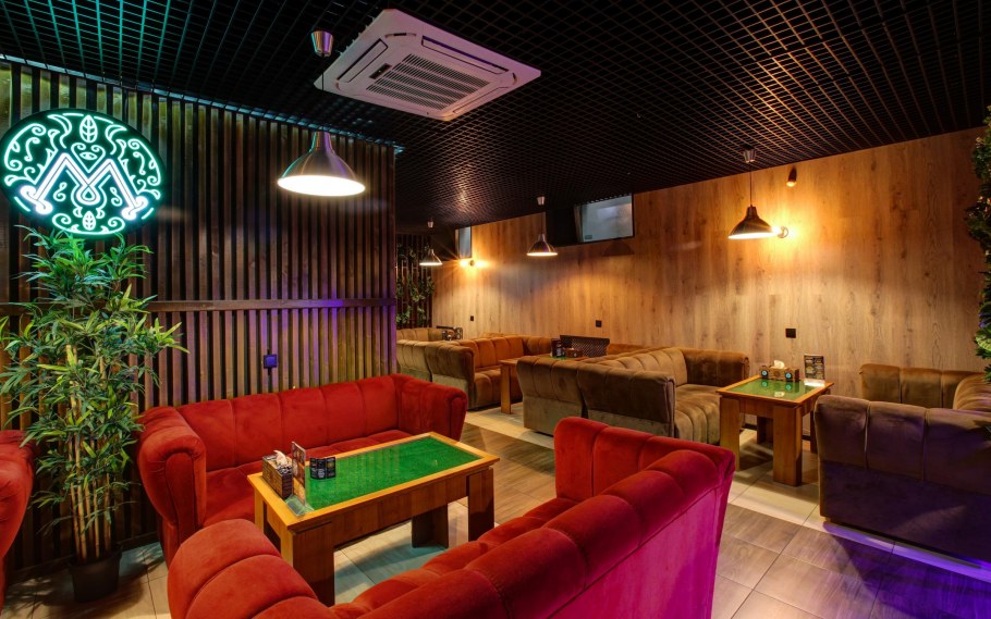 Посадочная зона в кафе