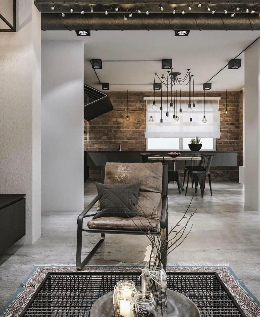 Стиль Индастриал Шик