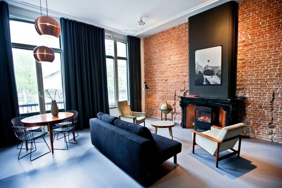 Комната в стиле Индастриал лофт