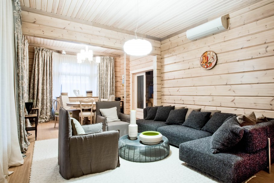 Дом из клееного бруса Скандинавия