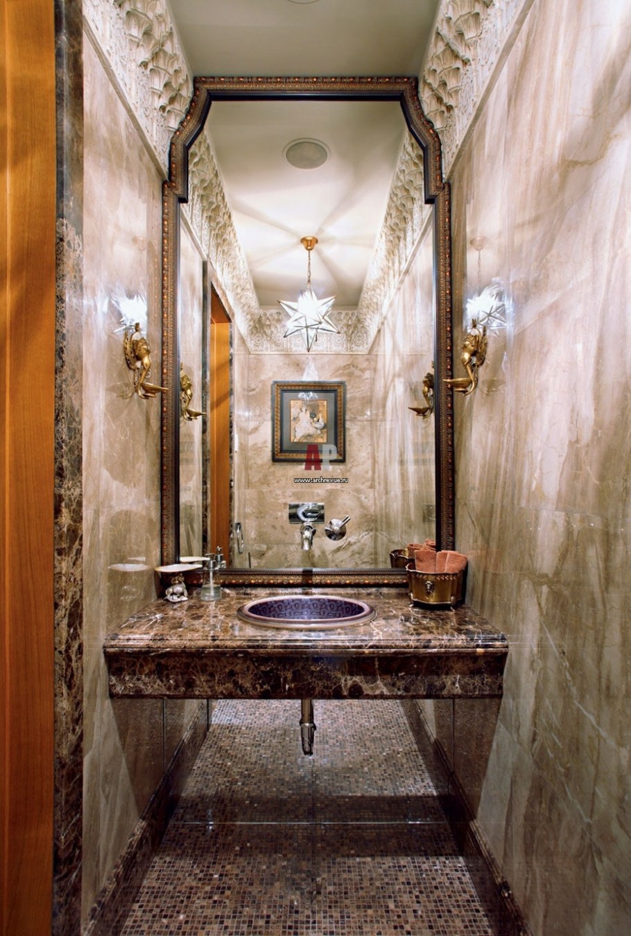 Ванна в стиле тотал Блэк