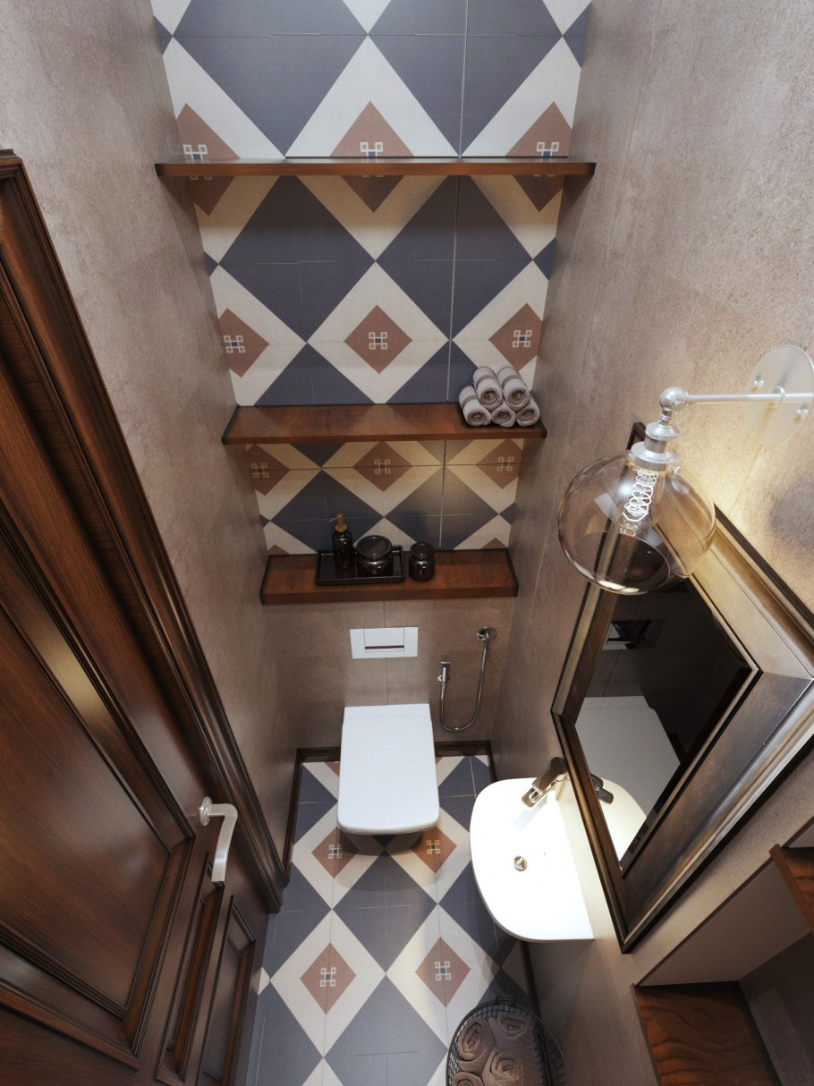 Маленький гостевой санузел