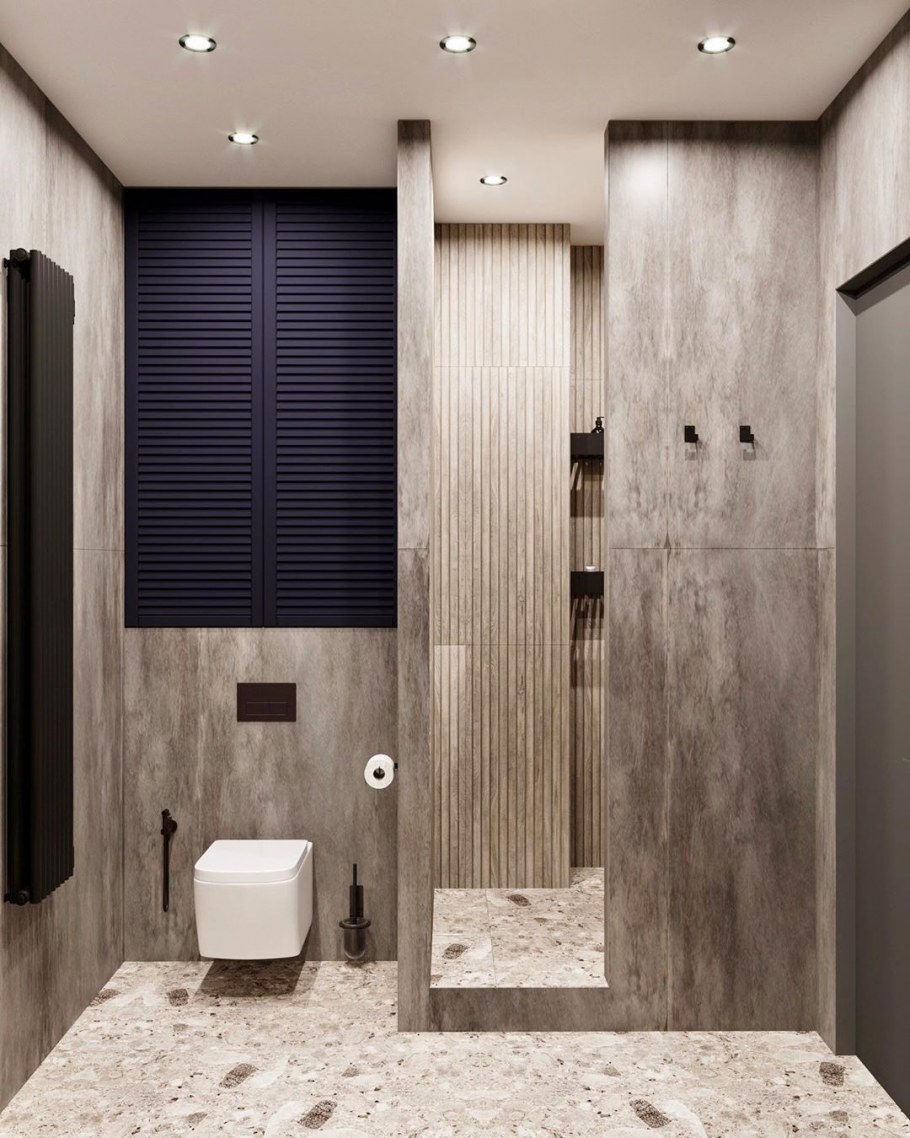 Туалет в прованском стиле