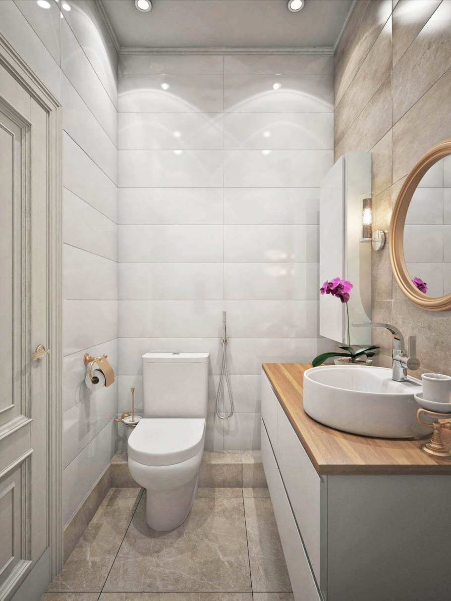 Современный гостевой туалет