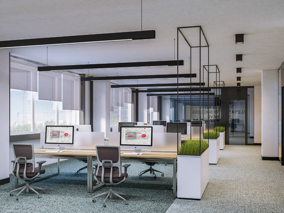 Планировка современного офиса