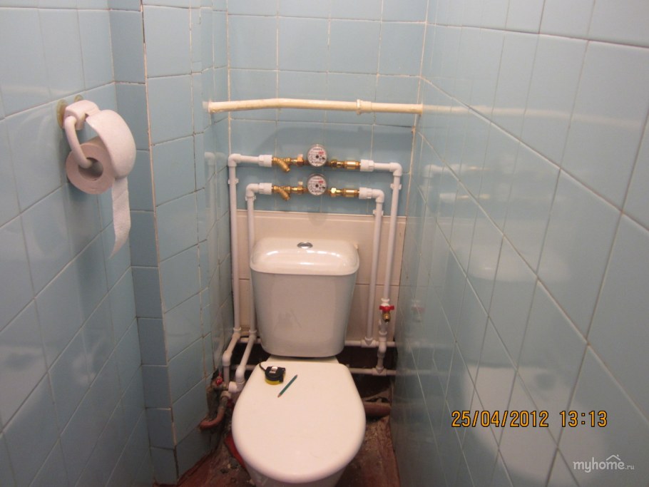 Счетчики в санузле