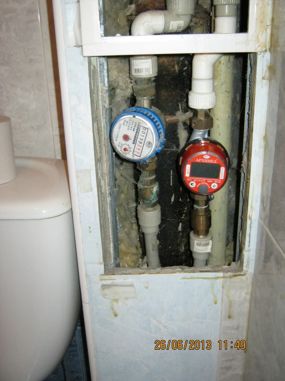 Водоснабжение в ванной комнате