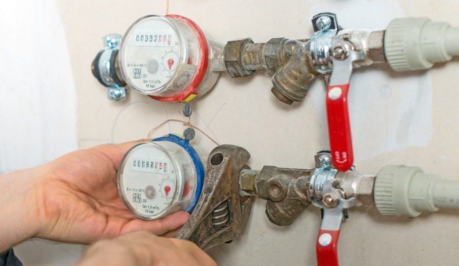 Инсталляция с фильтрами и счетчиками