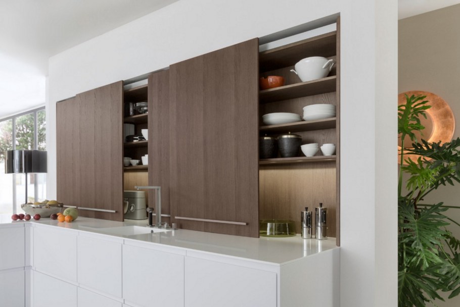 Хеттих раздвижная система для фартука кухни