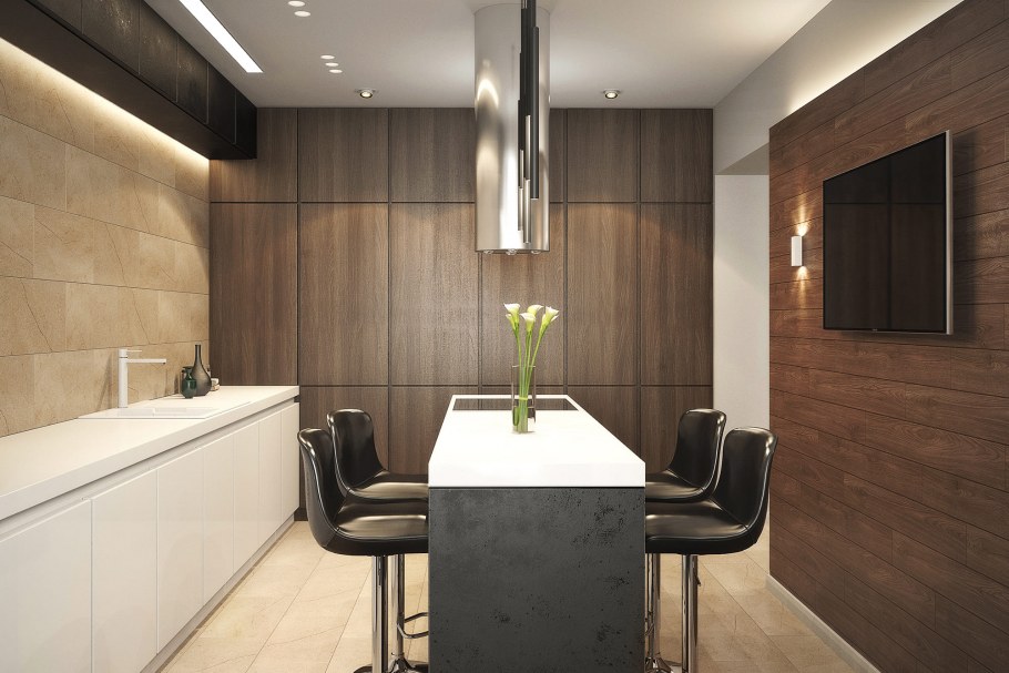 Шпонированные панели Wallhof Wood "тик"