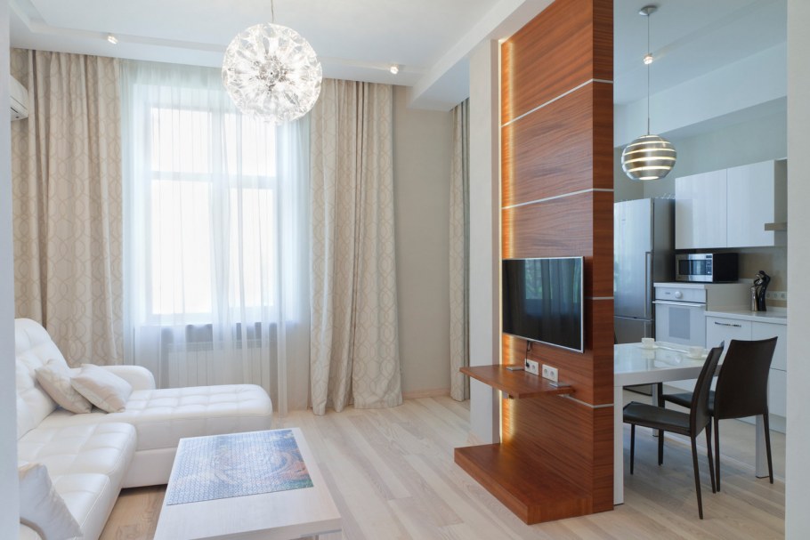 Однокомнатная с двумя окнами