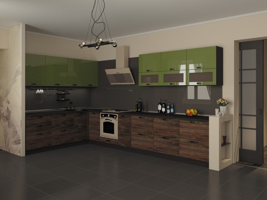 Кухня Равенна олива