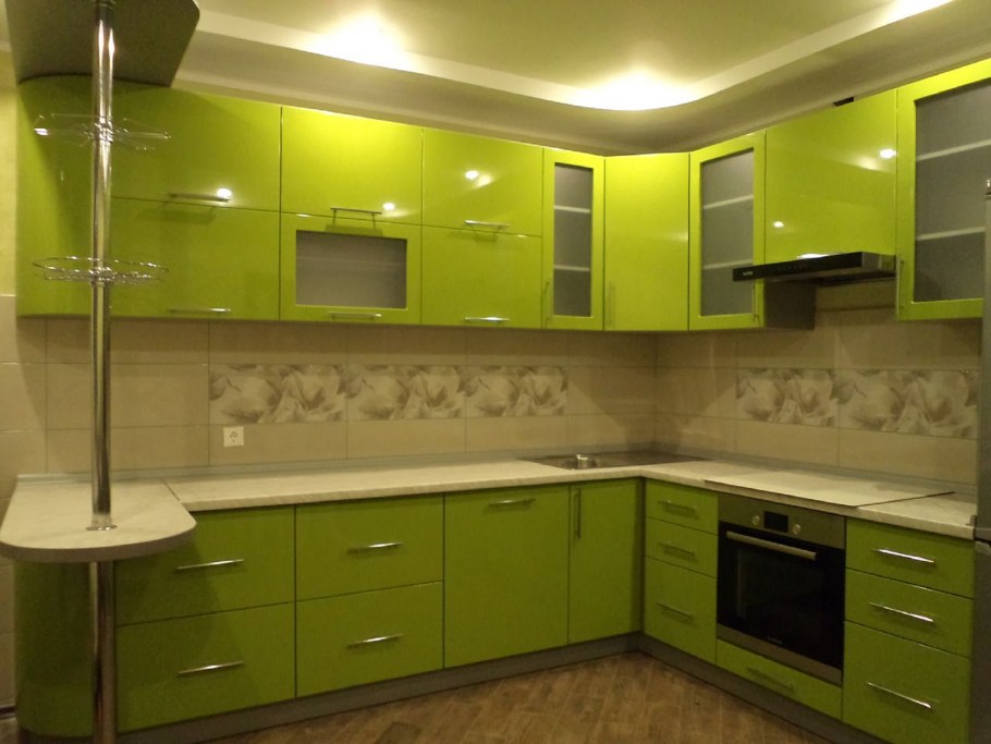 Кухни салатовые