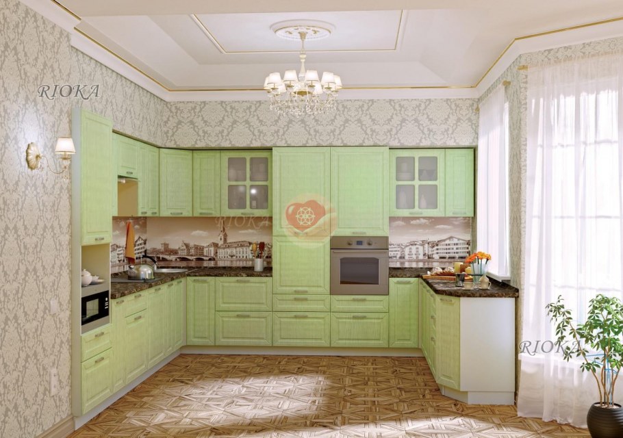 Кухня Белла фисташка хофф