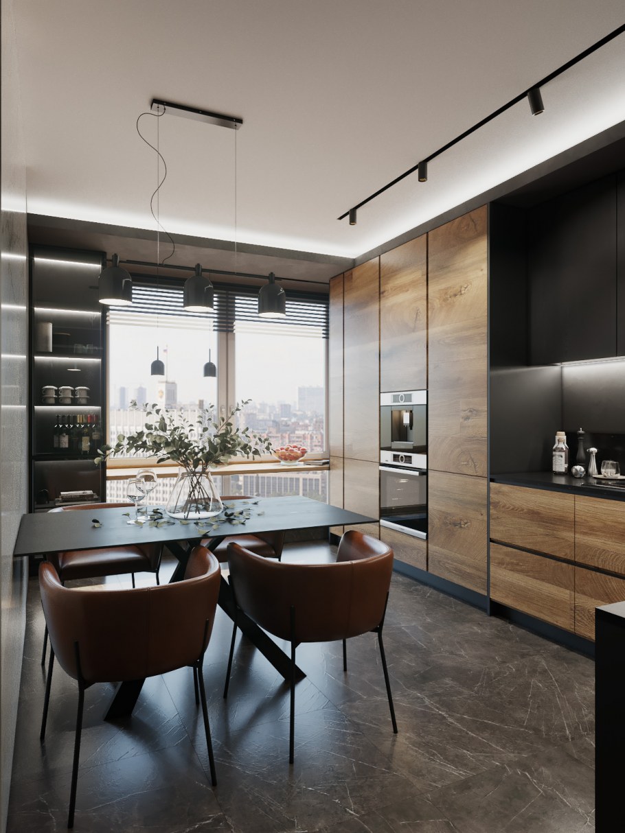 Шоу рум интерьера квартиры