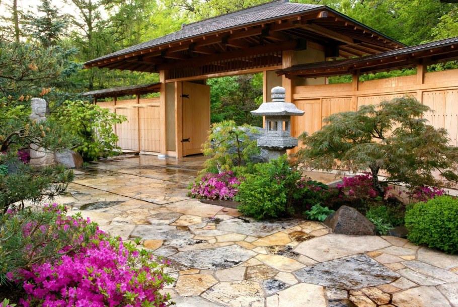 Стиль Дзио в японском саду