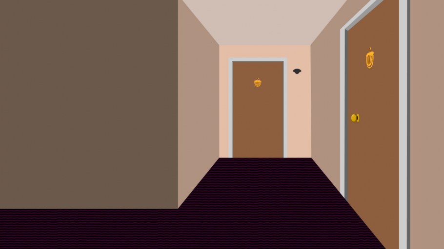 Коридор мультяшный