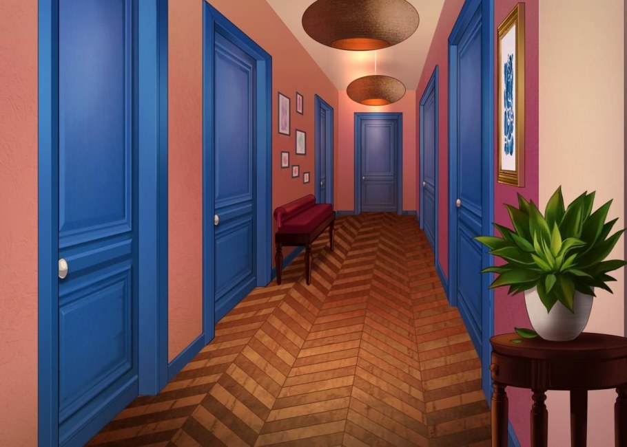 Коридор мультяшный