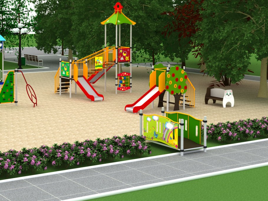 Площадка на открытом воздухе