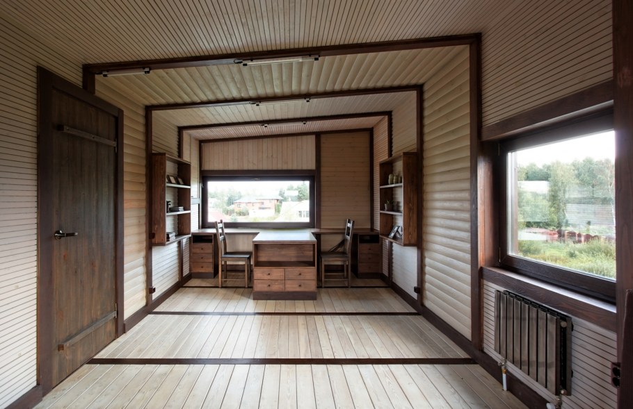 Дизайнерская отделка вагонкой