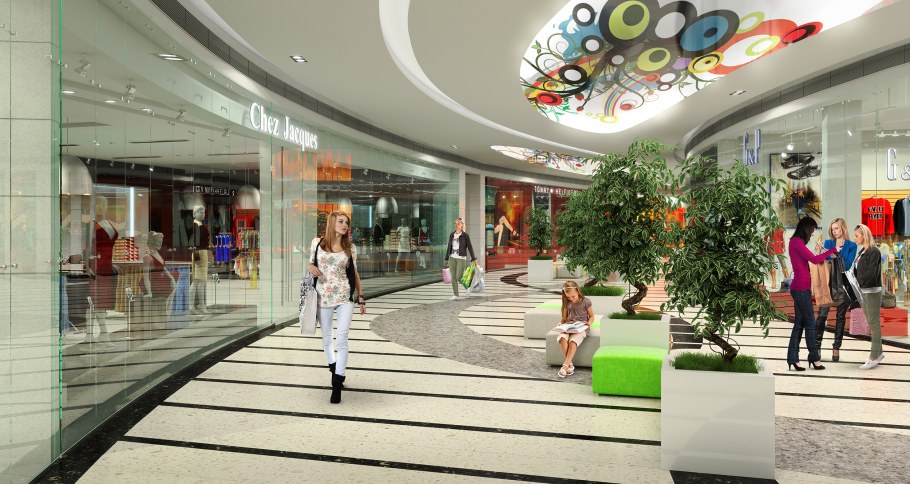 ТЦ Ривьера Автозаводская внутри
