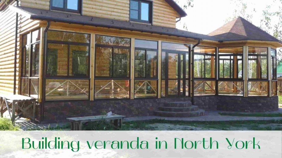 Остекленное крыльцо частного дома