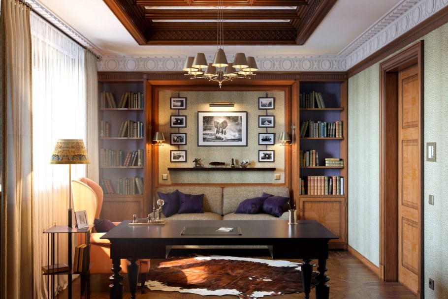 Кабинет в стиле Райта