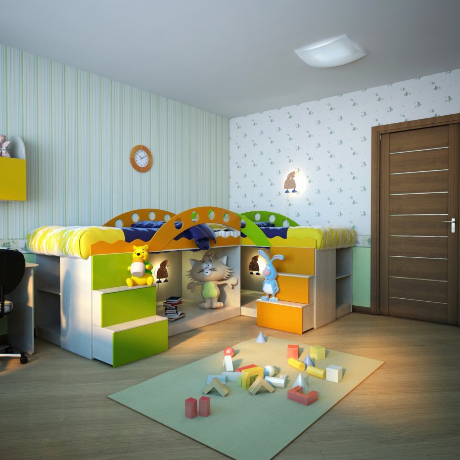 Комната для мальчика дошкольника