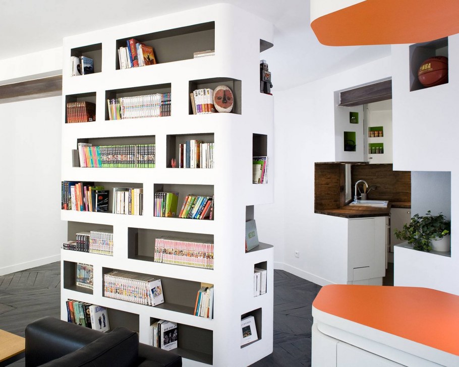 Камин в нише