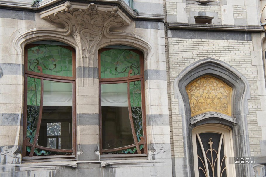 Окна ар нуво в Бельгии и Франции