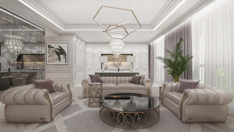 Арт-деко стиль в интерьере